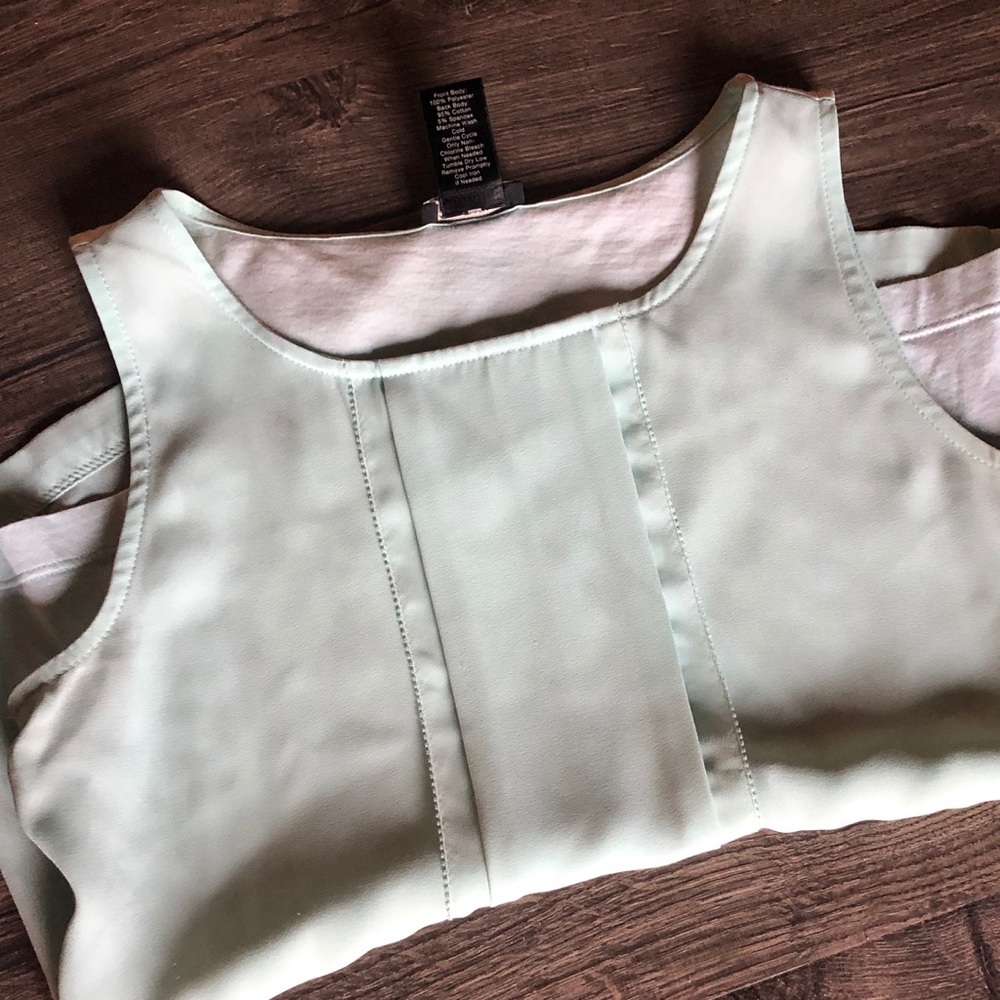 Robin’s Egg Blue Ann Taylor Top XSP